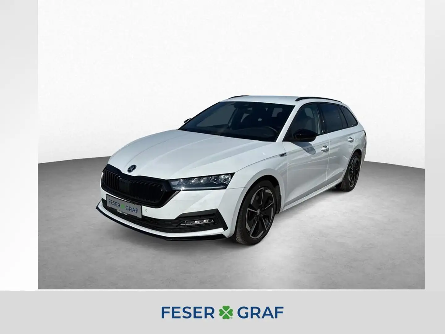 Skoda Octavia Combi Sportline 4x4 2.0 TSI DSG Weiß - 1