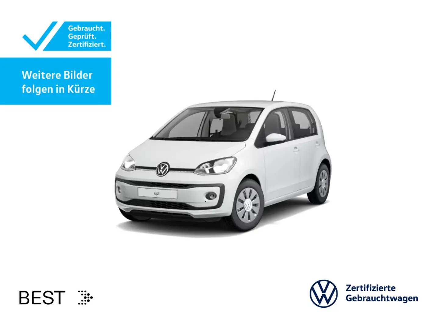 Volkswagen up! 1.0 move up!*NAVI*KAMERA*PDC*SHZ*KLIMA Weiß - 1