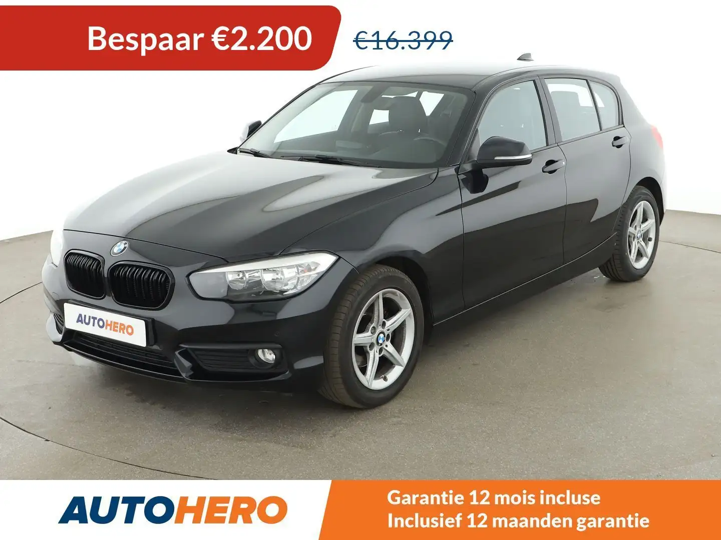 BMW 116 116i Advantage Zwart - 1