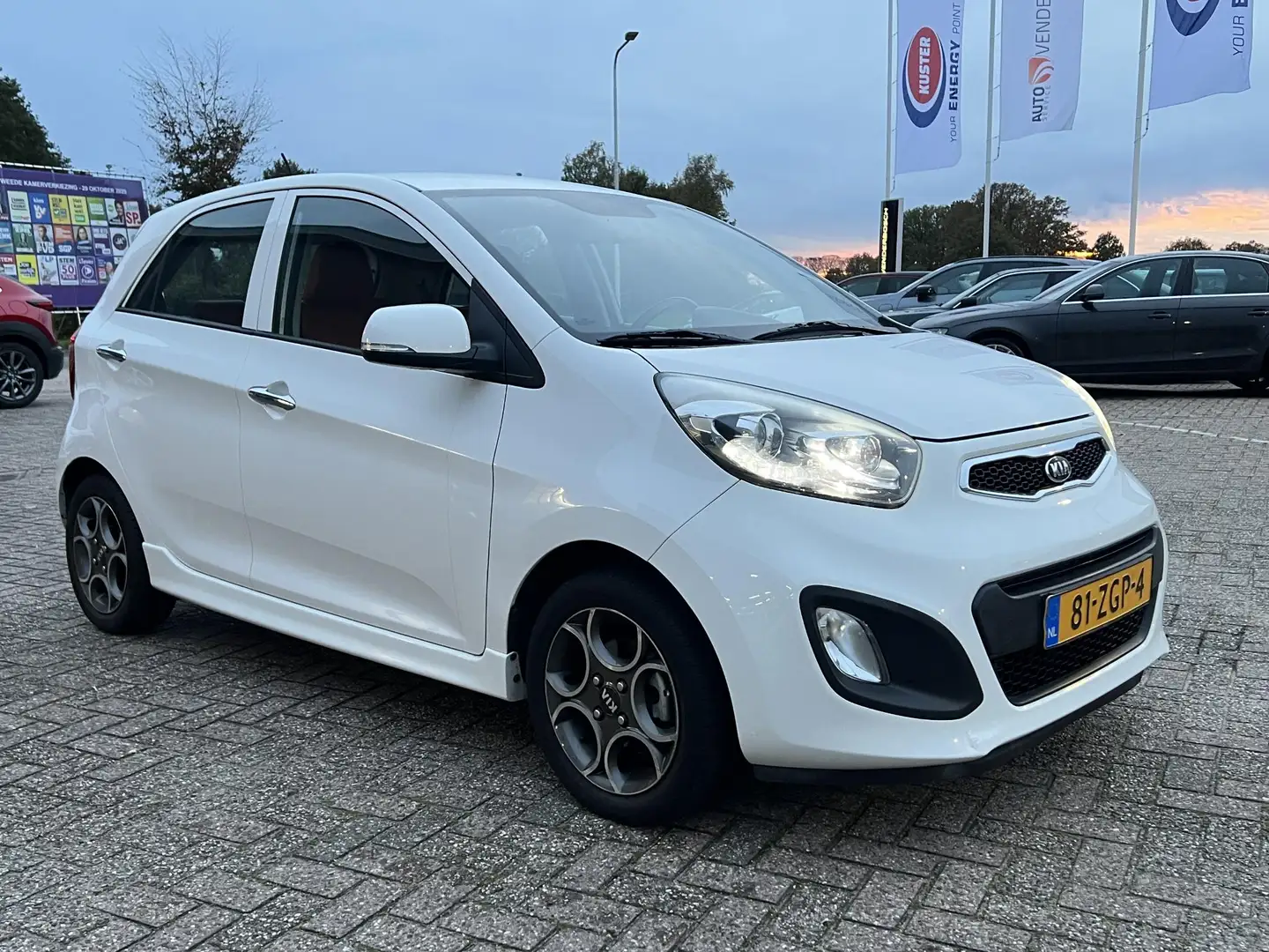 Kia Picanto 1.0 CVVT Design Edition 69pk | Airco | Leder | 5 d Blanco - 2