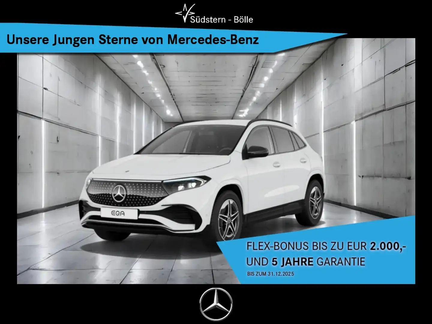 Mercedes-Benz EQA 300 4M +AMG+SHZ+AMBIENTE+KAMERA+NIGHTP.+PDC Blanc - 1