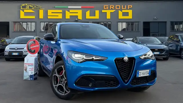 2023 Alfa Romeo Stelvio in Blue for sale