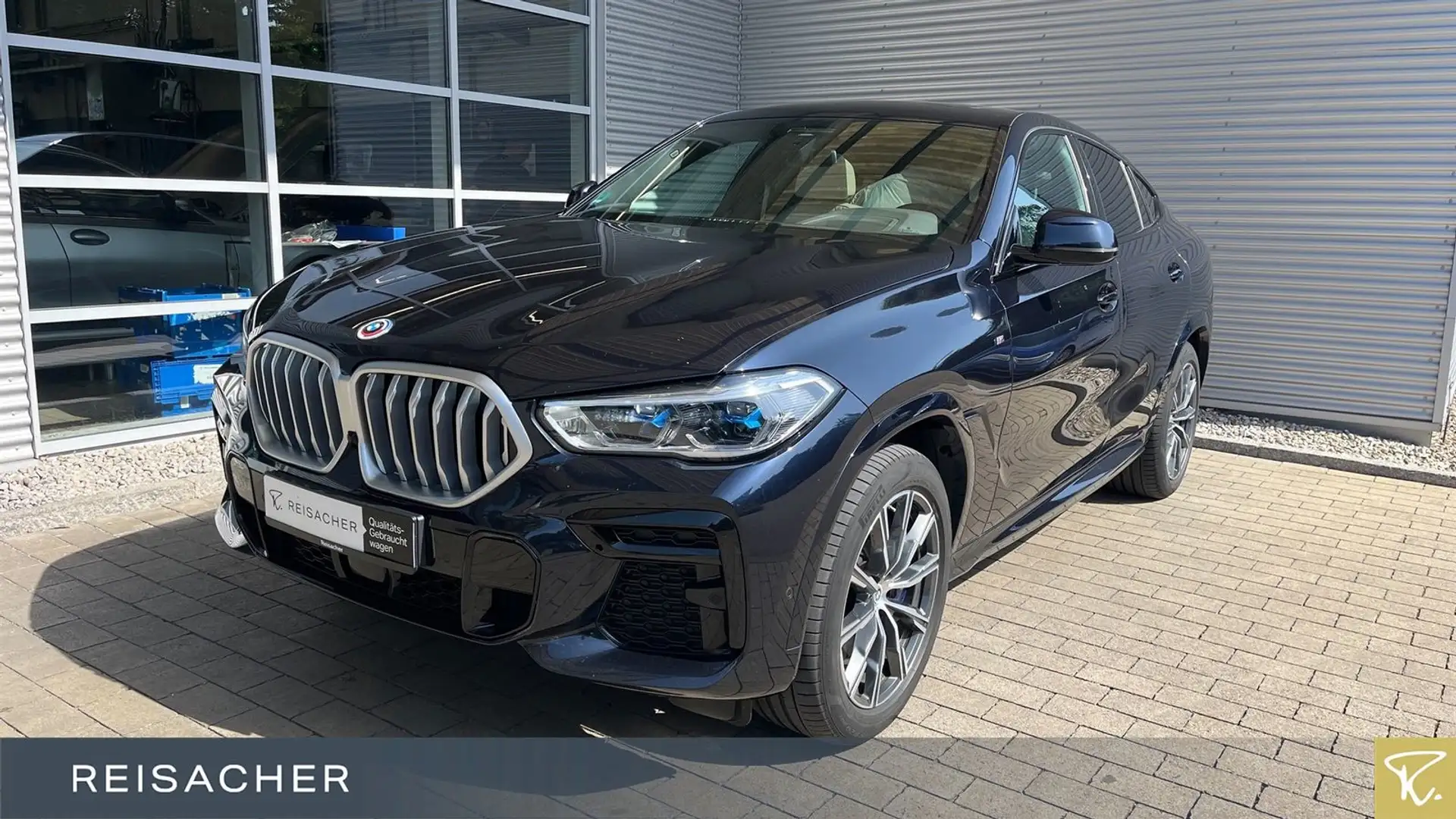 BMW X6 xDrive40d A M-Sport Pano AHK ACC HUD H/K Schwarz - 1