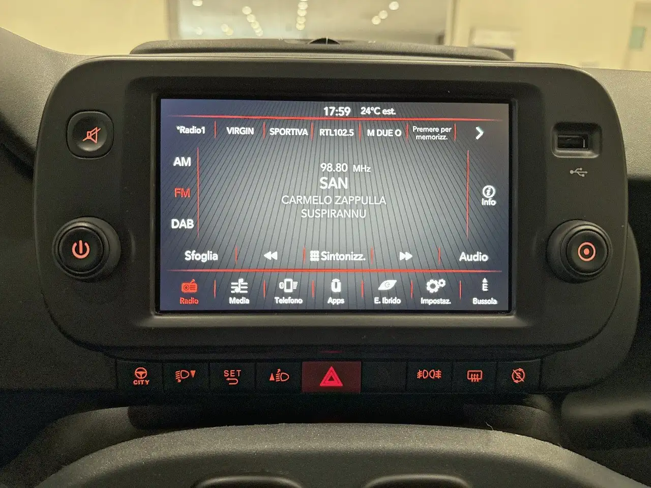Fiat Panda 1.0 FireFly 70cv S&S Hybrid Cross, миниатюра 16