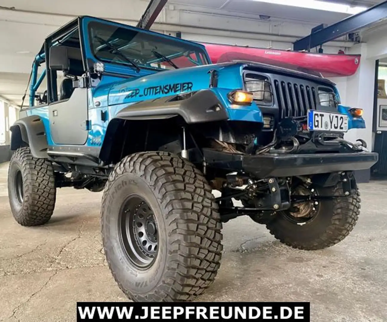 Jeep Wrangler 4,0L "CUSTOM!" Sperren,Winde,35er ! Blau - 1