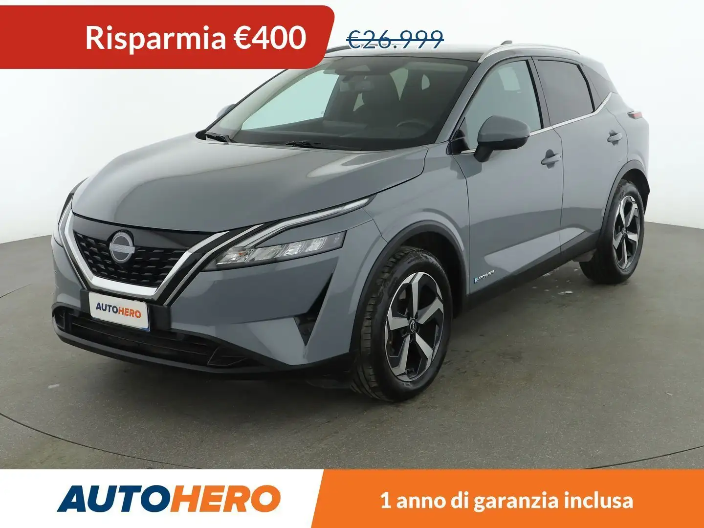 Nissan Qashqai 1.5 VC-T e-POWER N-Connecta Grigio - 1
