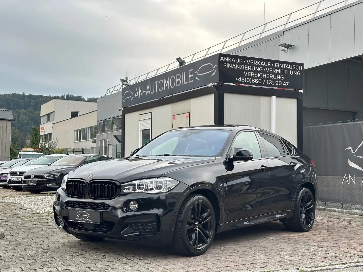 BMW X6 F16 xDrive 30d Aut M-Paket Finanzierung möglich Schwarz - 1