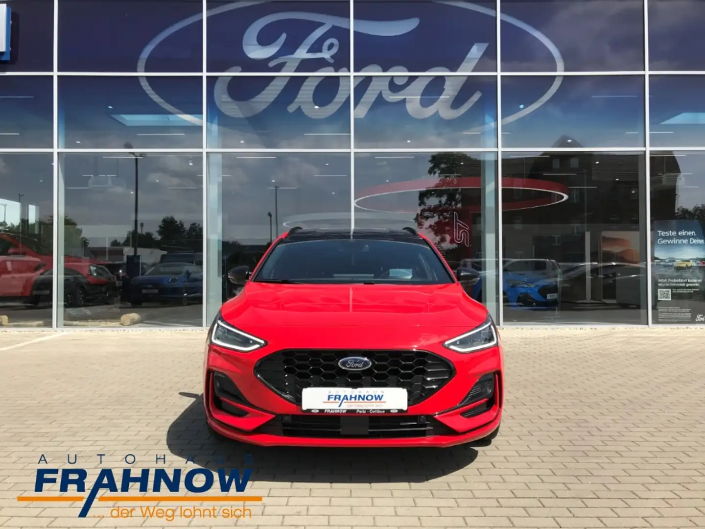 Ford Focus Turnier 1.0 EcoBoost MHEV ST-Line X LED AHK ACC NA Rot - 2