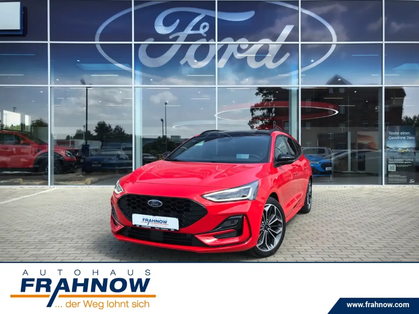 Ford Focus Turnier 1.0 EcoBoost MHEV ST-Line X LED AHK ACC NA Rot - 1