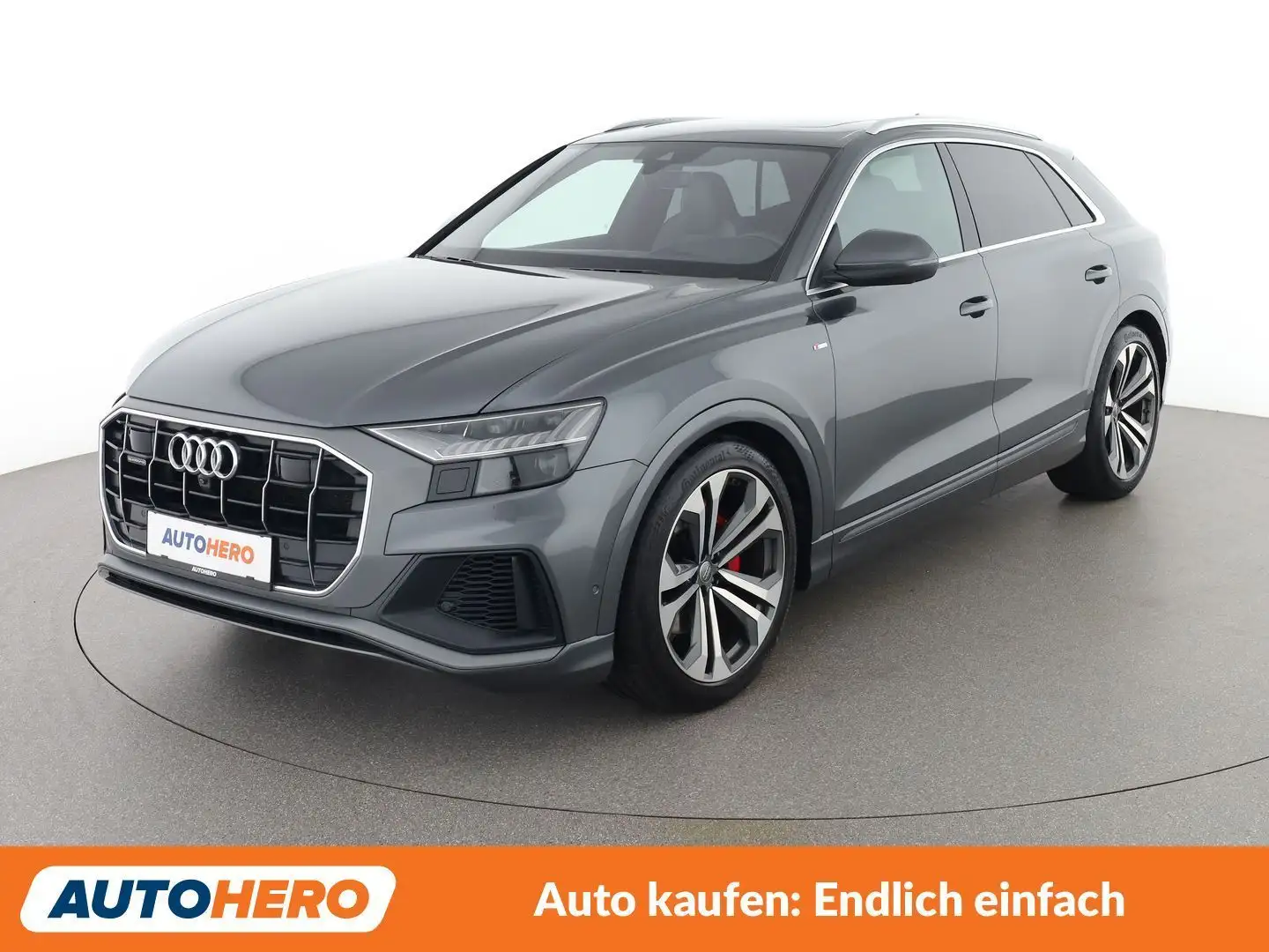 Audi Q8 50 TDI Mild-Hybrid quattro S line Grau - 1