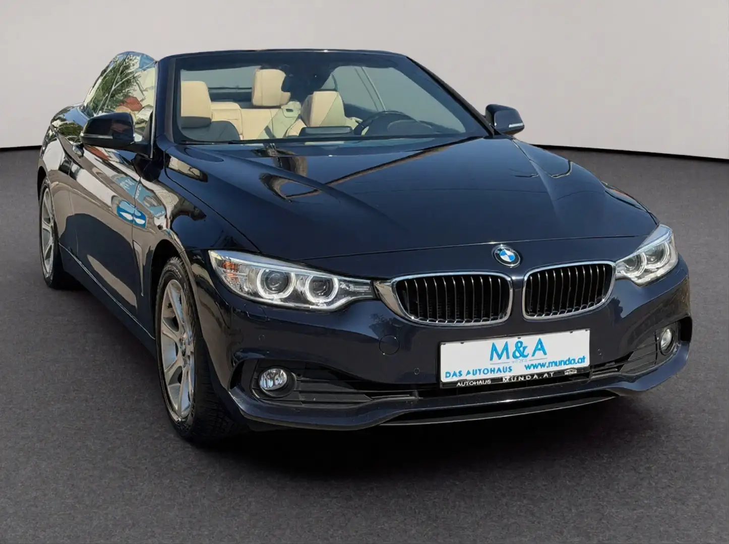 BMW 420 i Cabrio/184 PS/elektr. Hardtop/Bi-Xenon/Garantie Blau - 2