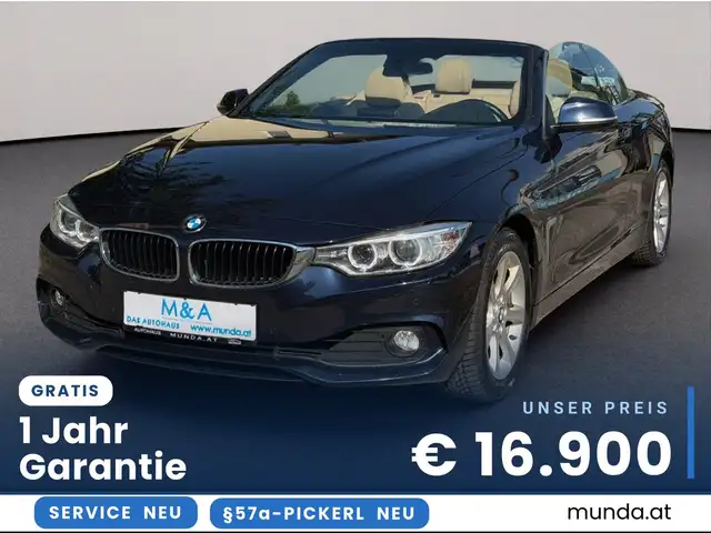 BMW 420 i Cabrio/184 PS/elektr. Hardtop/Bi-Xenon/Garantie