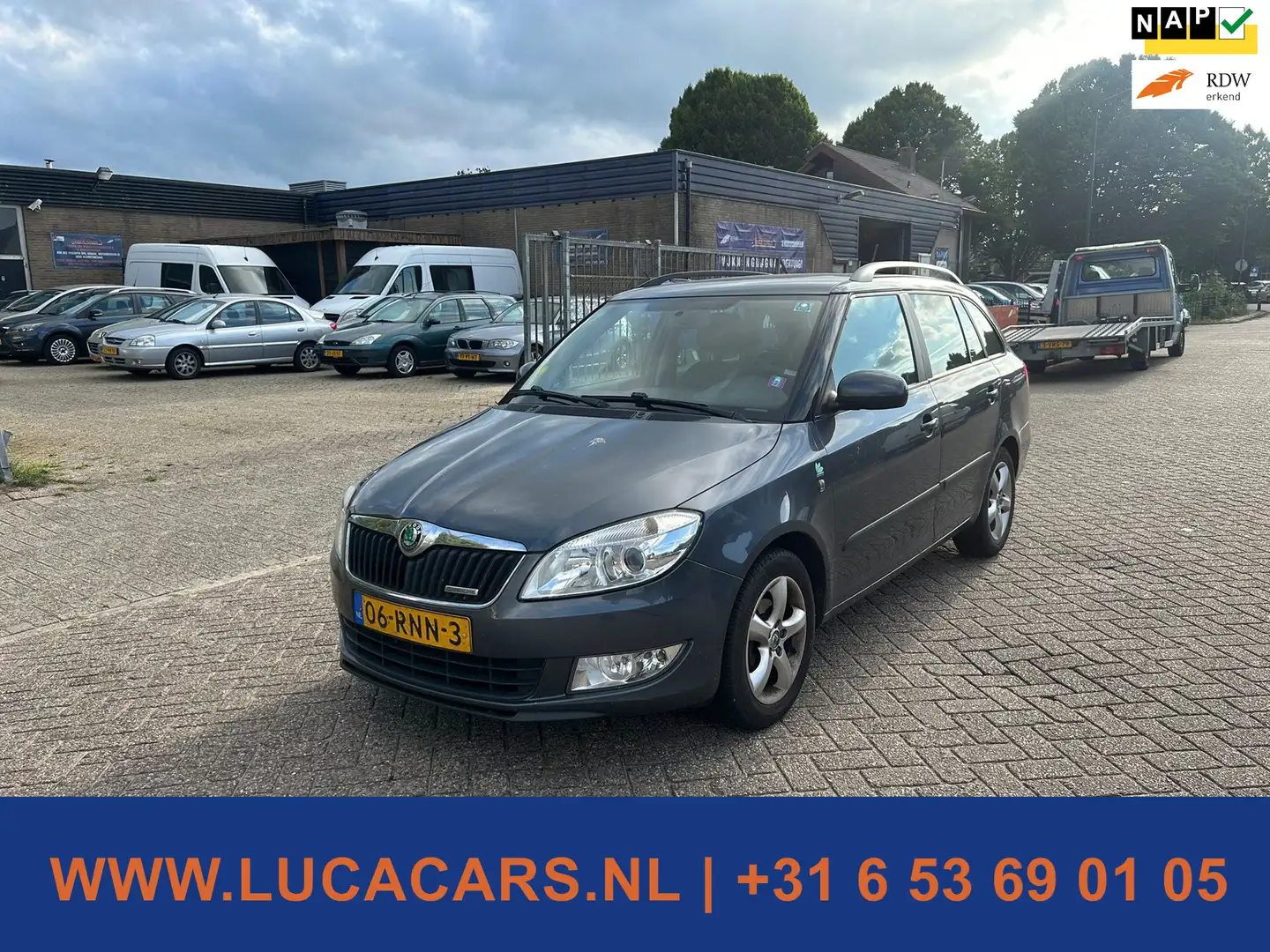 Skoda Fabia Combi 1.2 TDI Greenline Gris - 1