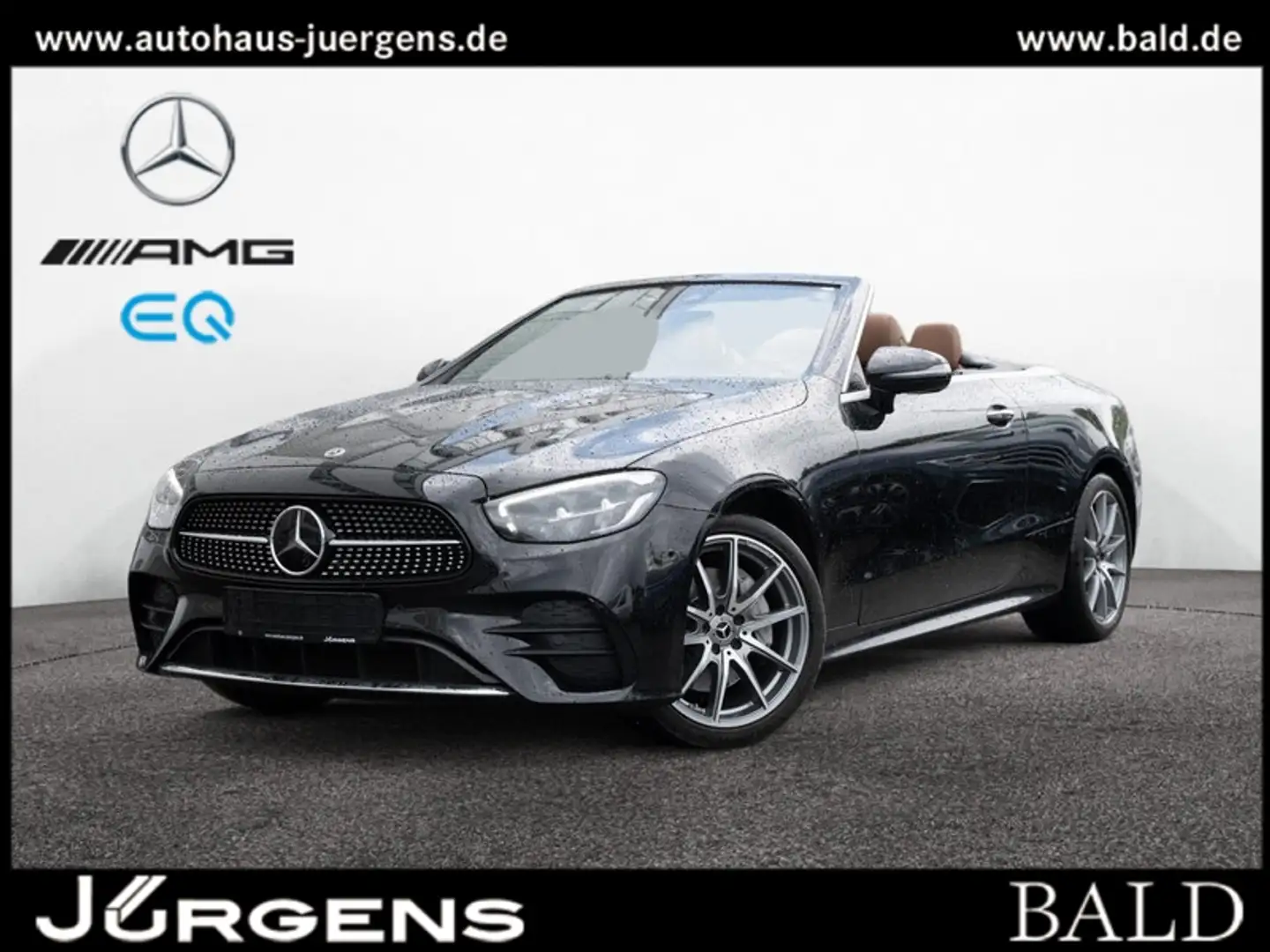 Mercedes-Benz E 200 4M Cabrio AMG-Sport/Distro/AGILITY/Cam/19" Czarny - 2