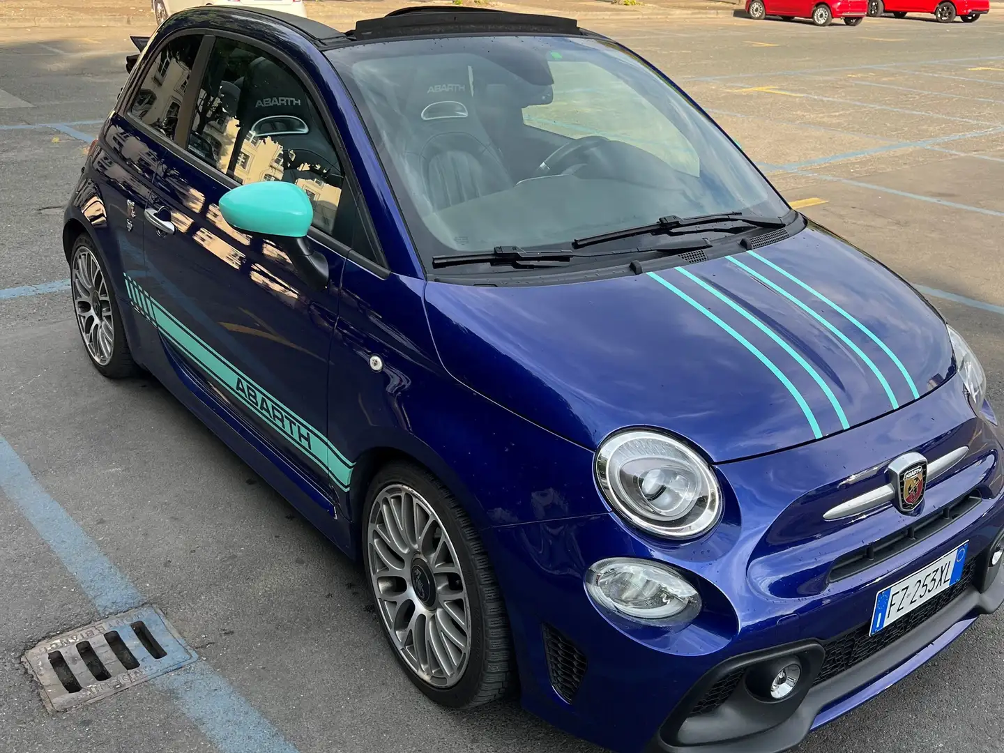 Abarth 595C 595C 1.4 t-jet Turismo 165cv my18 Blu/Azzurro - 1