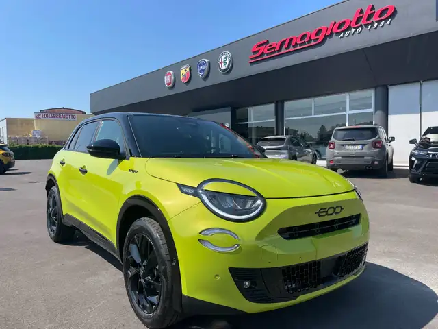 Fiat 600 1.2 HYBRID 145cv SPORT BICOLORE VERDE MEDITERRANEO TETTO NERO