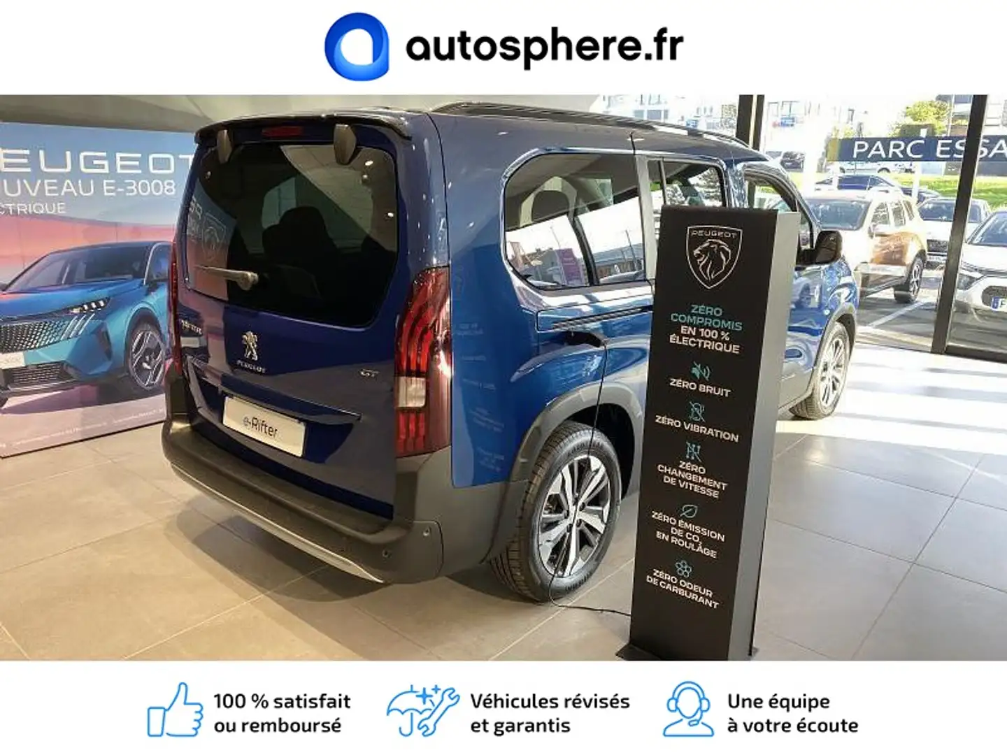 Peugeot Rifter Taille XL - Moteur Electrique 136 ch (100 kW) Auto - 2