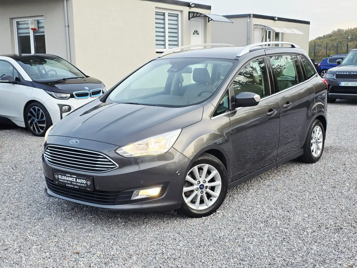 Ford Grand C-Max 1.0 EcoBoost Titanium-Full opt-Garantie Grijs - 2