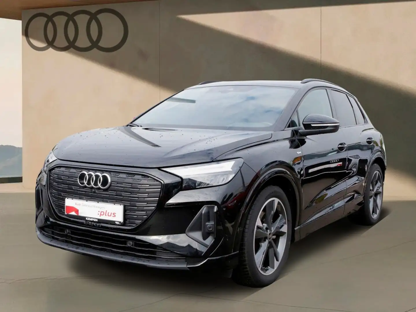 Audi Q4 e-tron S line Navi+VC ACC RFK+PDC LED Sitzheiz. eHeck Schwarz - 2