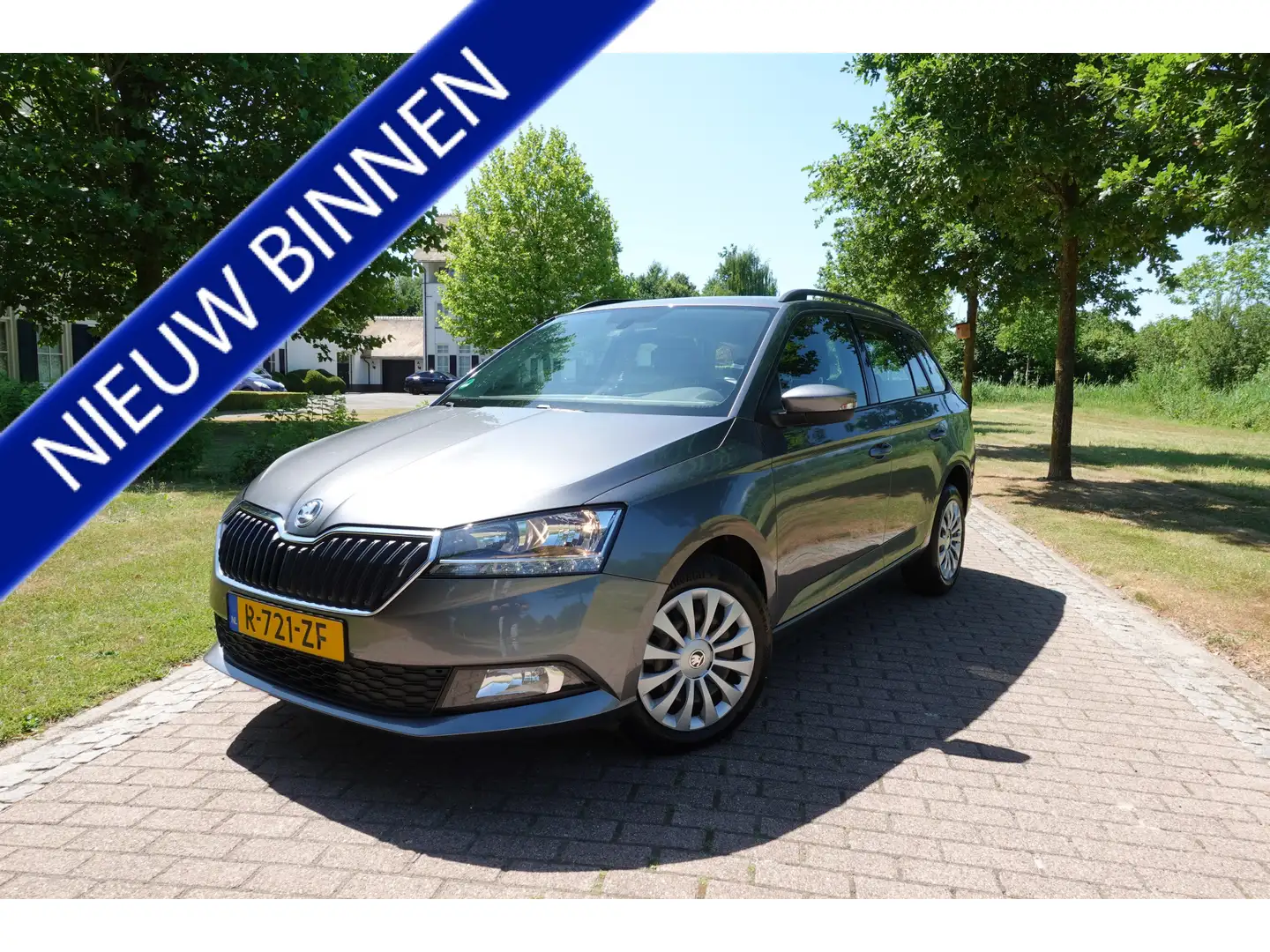 Skoda Fabia Combi 1.0 TSI Ambition | NAP | Airco | Carplay | N Grijs - 1