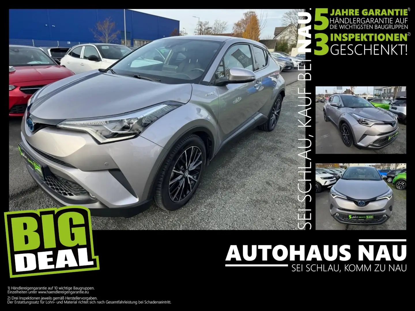 Toyota C-HR 1.8 Lounge ACC+LED+Navi+SHZ+2xKlima+Kam.+LM - 1