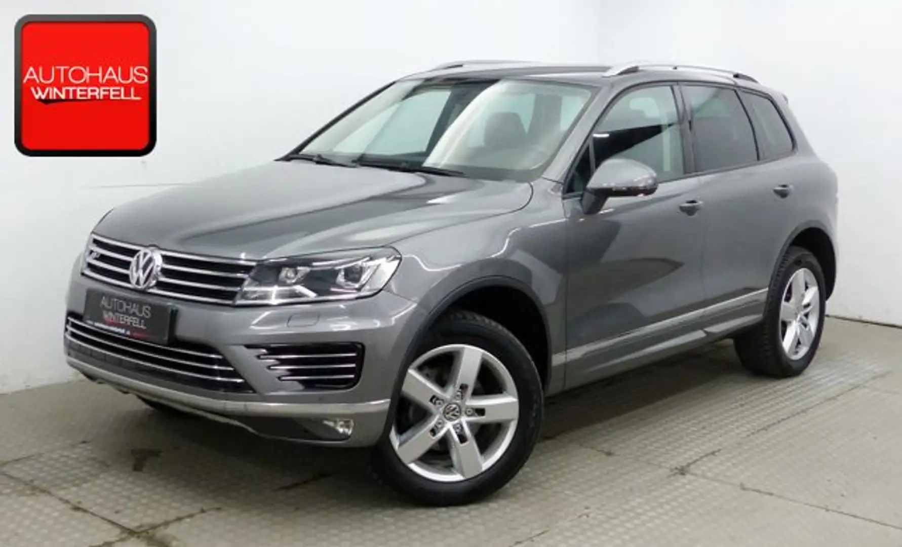 Volkswagen Touareg 3.0 V6 TDI R-Line 4M AHK+LUFT+XENON+ Gris - 1