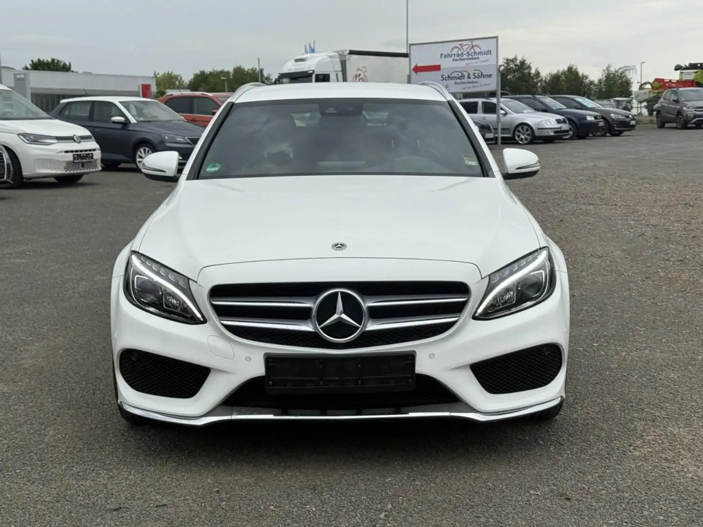 Mercedes-Benz C 180 T Edition AMG Line NUR AN AUTOHÄNDLER Klima Navi Wit - 2