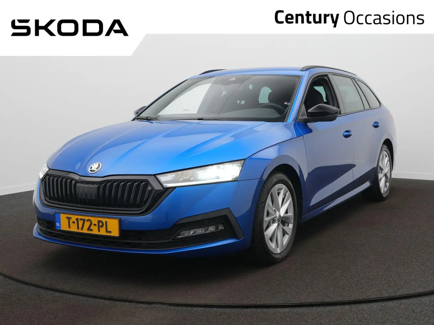 Skoda Octavia Combi 1.0 e-TSI Sport Business | Navigatie | Parke Blauw - 1