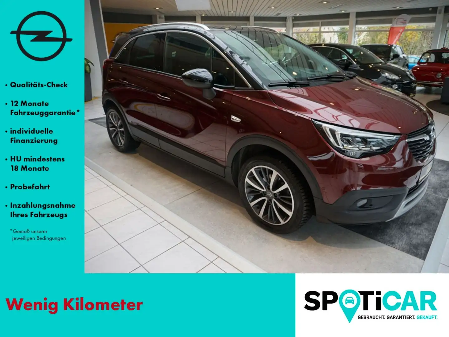 Opel Crossland X Ultimate AUTOMATIK, LED, NAVI, 2xPDC Braun - 1