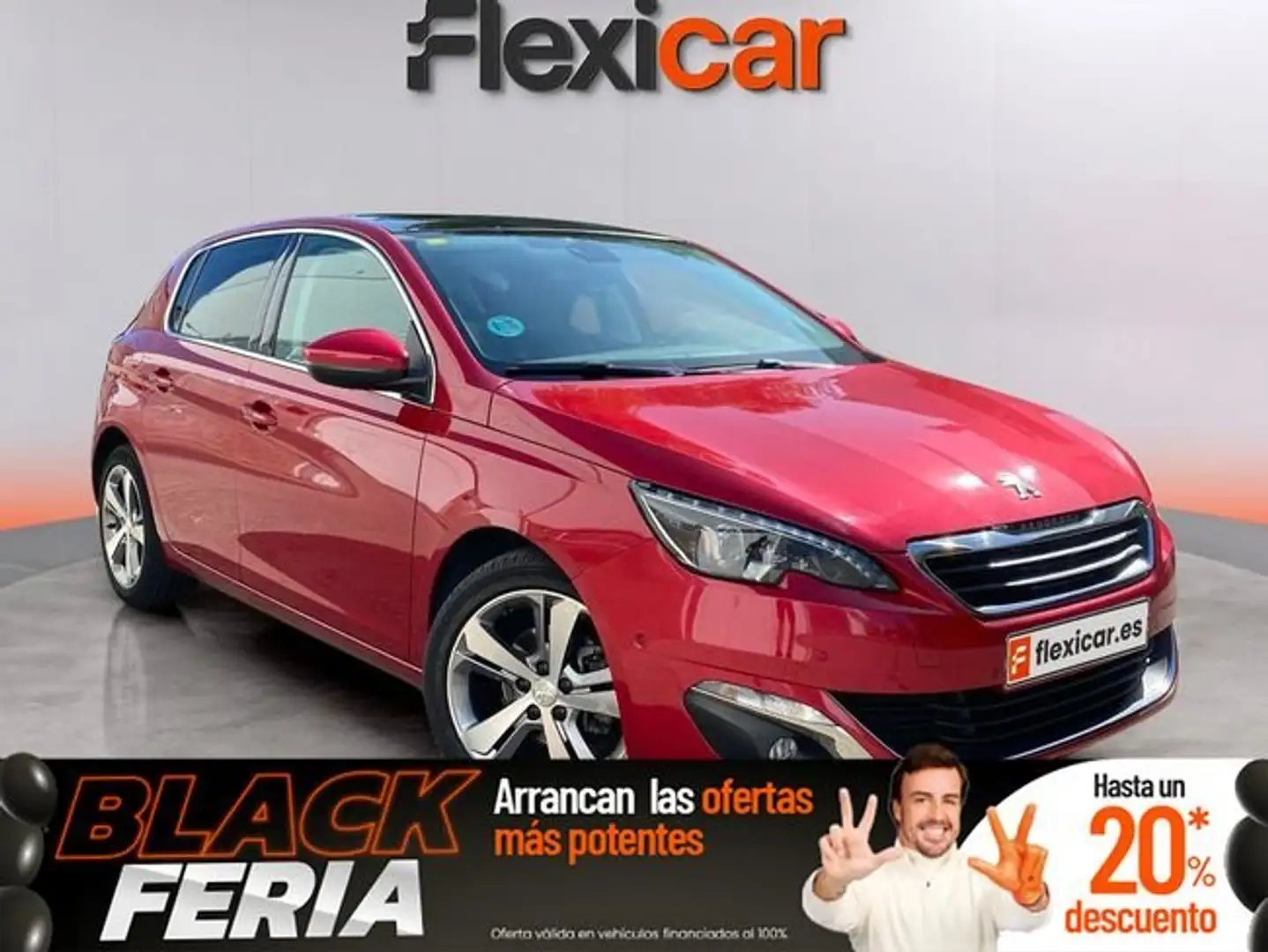 Peugeot 308 1.6 BlueHDi Allure 120 Rouge - 1