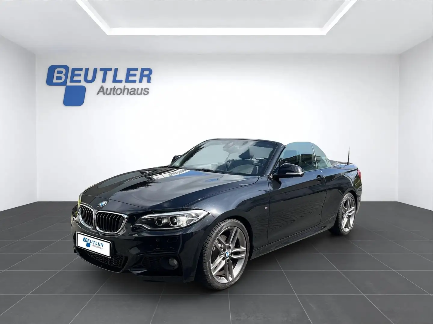 BMW 220 iA Cabrio M Sport H&K Xenon Navi AHK KomfZug Nero - 1