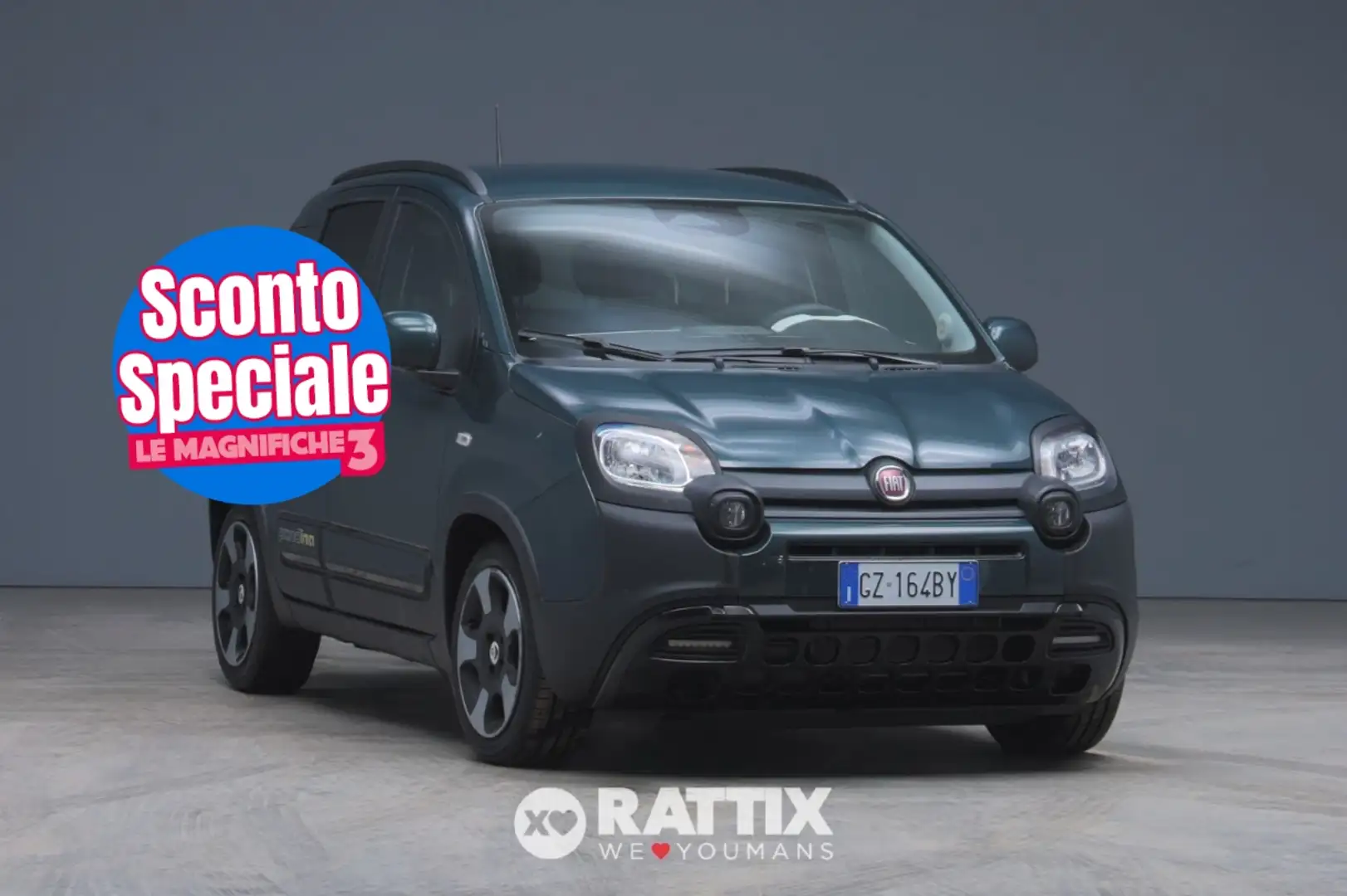 Fiat Panda Pandina 1.0 Firefly Hybrid 70CV Cross Grün - 1