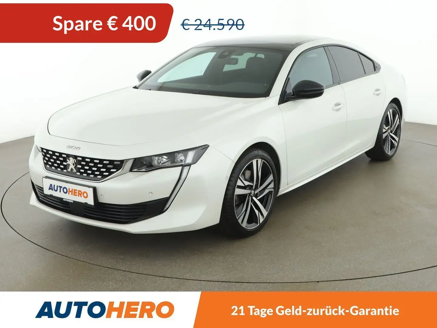 Peugeot 508 2.0 Blue-HDi GT Aut. *LED*ACC*SPUR*TOT*AHK*PANO* Blanc - 1