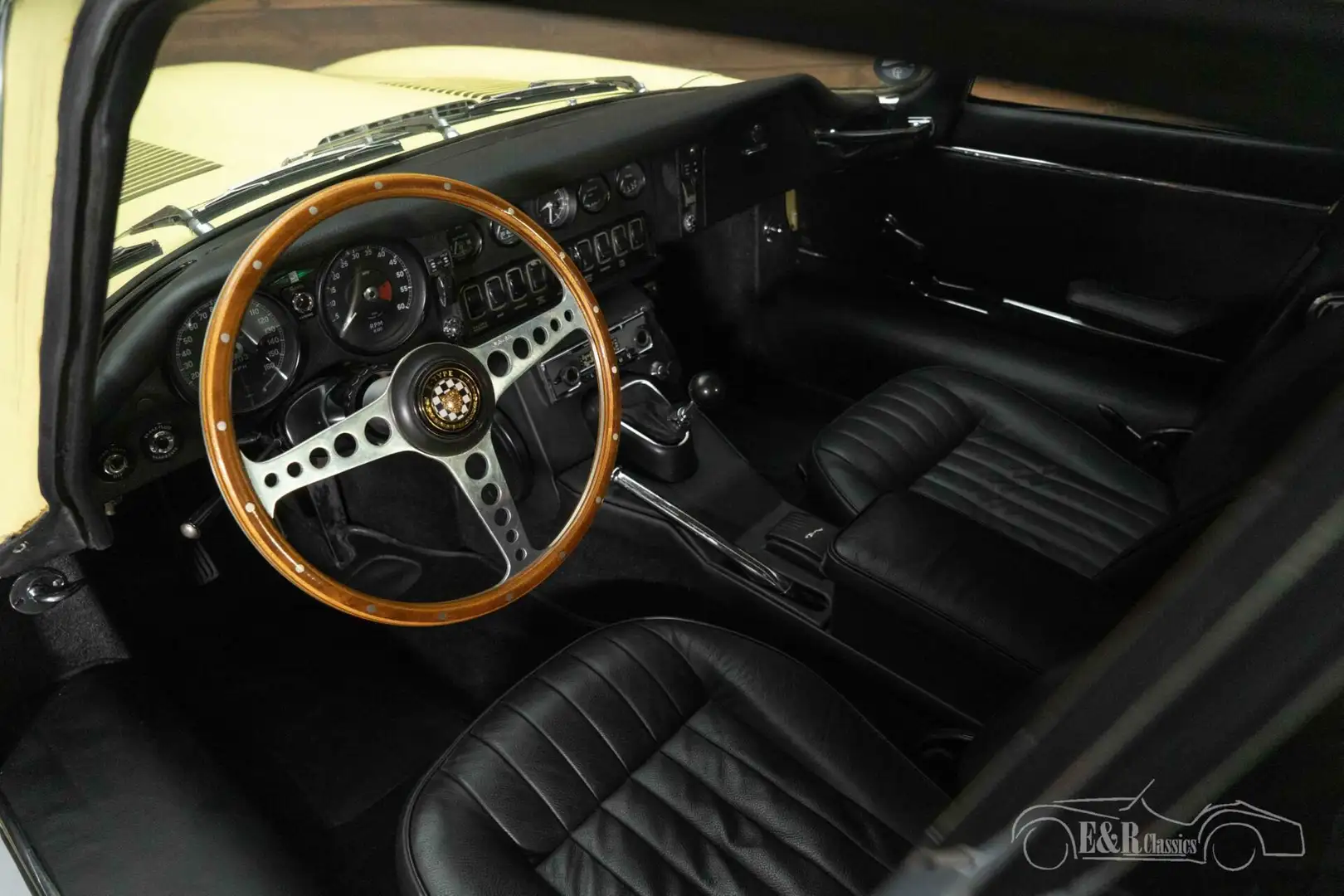 Jaguar E-Type S2 Coupe| Gerestaureerd| Historie bekend| 1970 Жовтий - 2