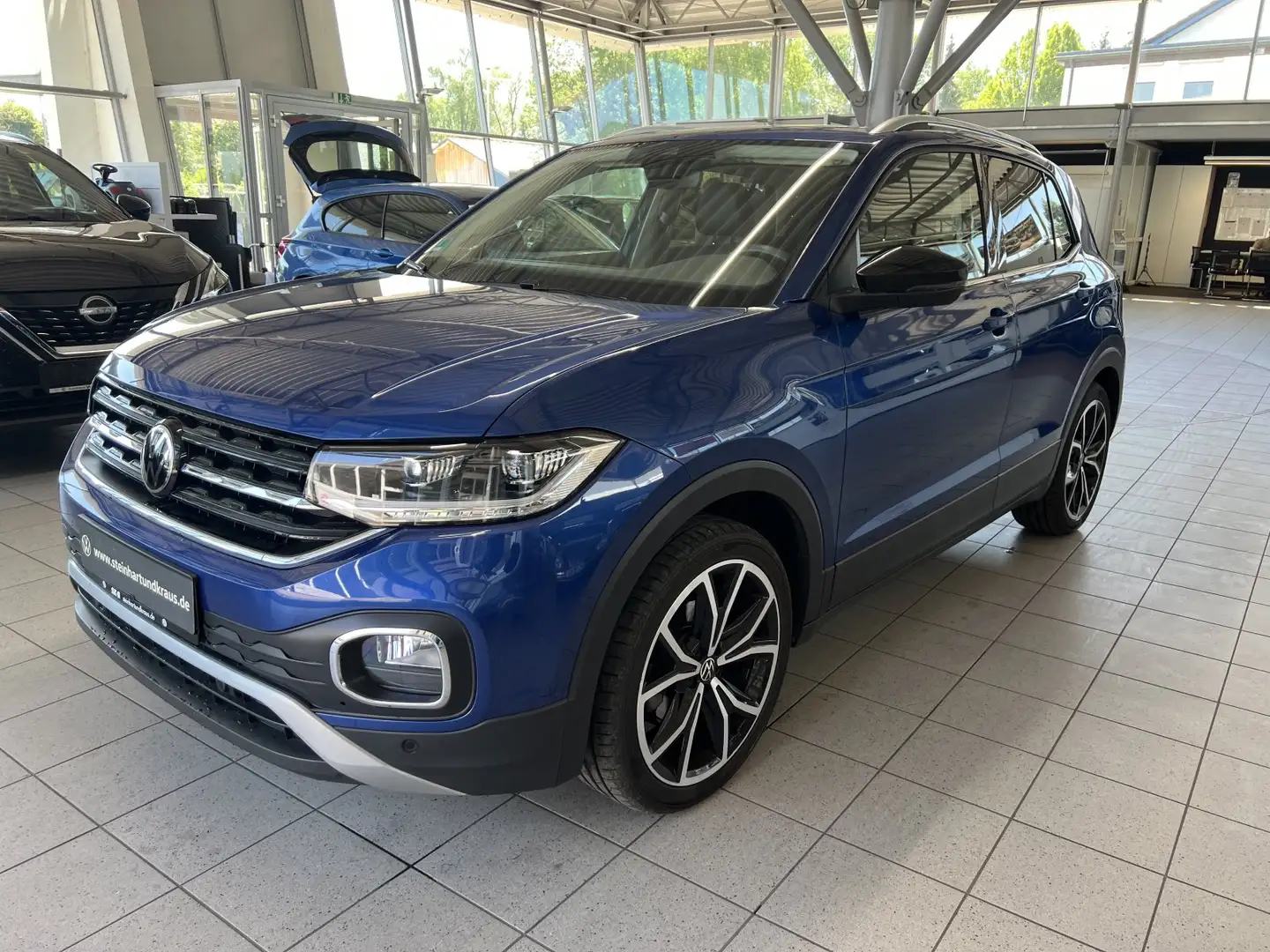 Volkswagen T-Cross Style  | Navi | LED | AHK | Top gepflegt Blau - 1