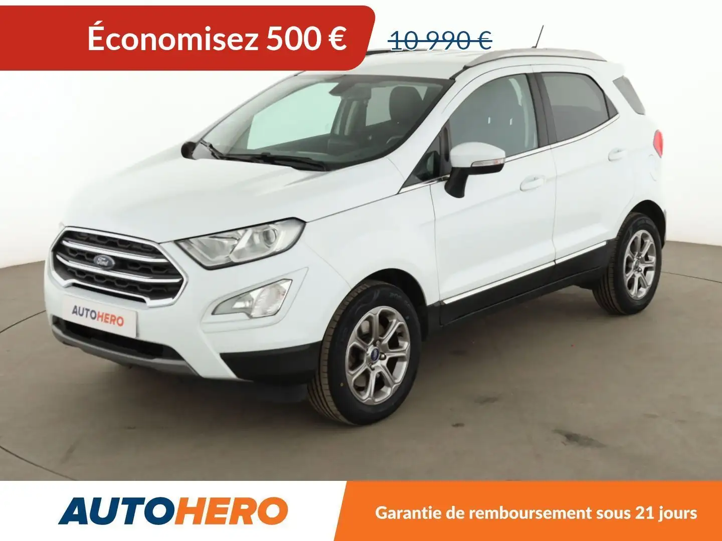Ford EcoSport 1.0 EcoBoost Titanium Blanc - 1