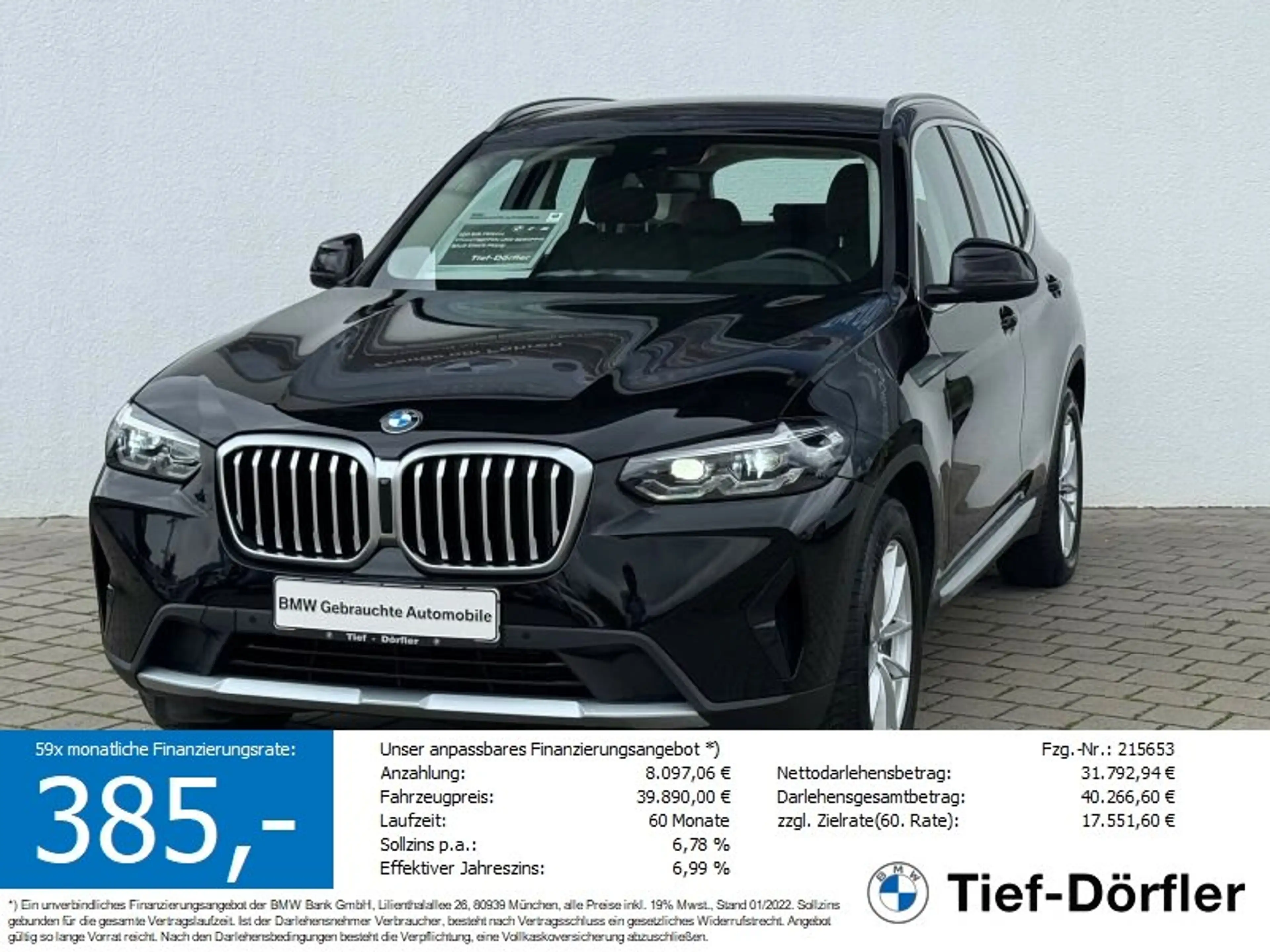 BMW X3 xDrive20d LED/HUD/DrivingAss/Memo/Shz LED/HUD/Driv — photo 2