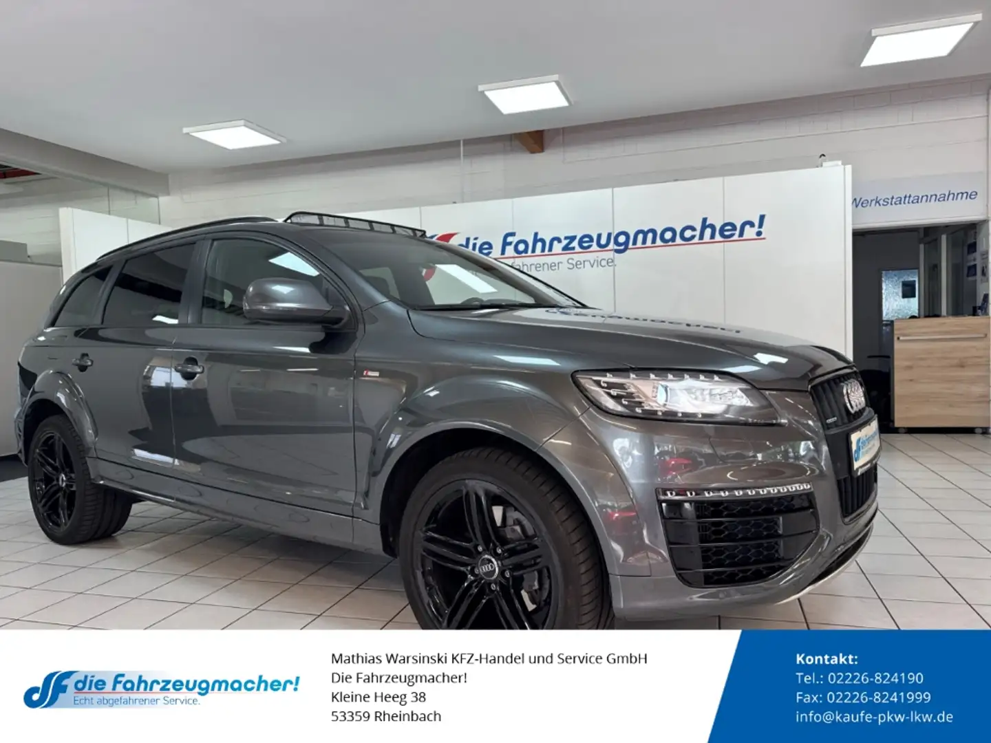 Audi Q7 3.0 TDI quattro S line Plus Edition 7.Si.AHK Voll Gris - 1