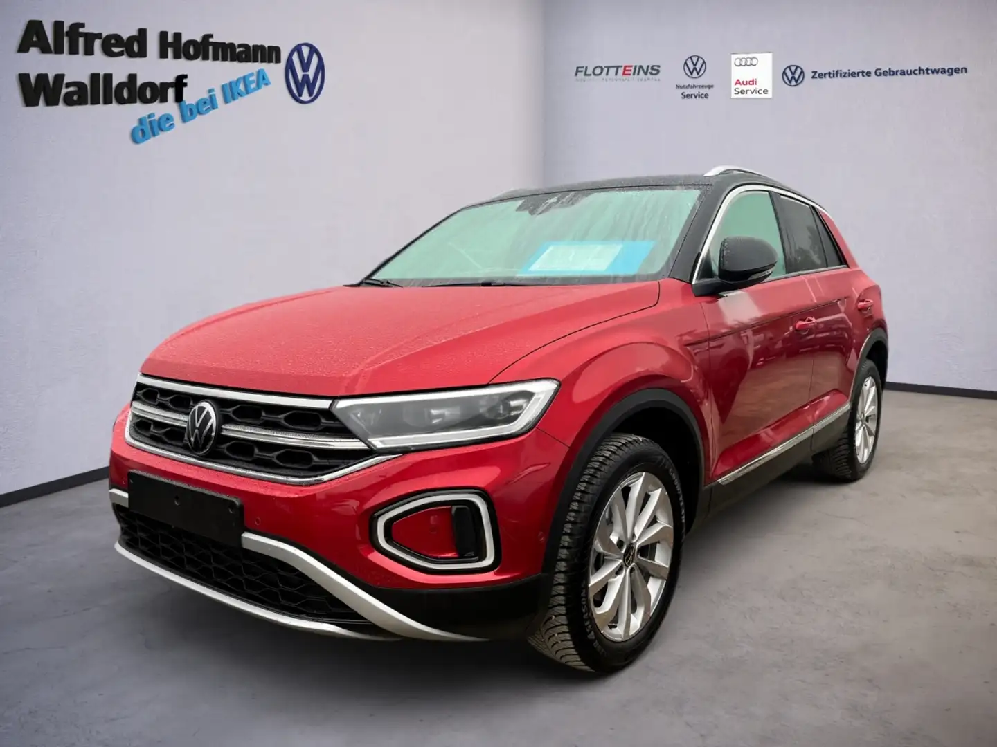 Volkswagen T-Roc 1.5 TSI Style DSG KEYLESS LED NAVI KLIMA LM Rojo - 1