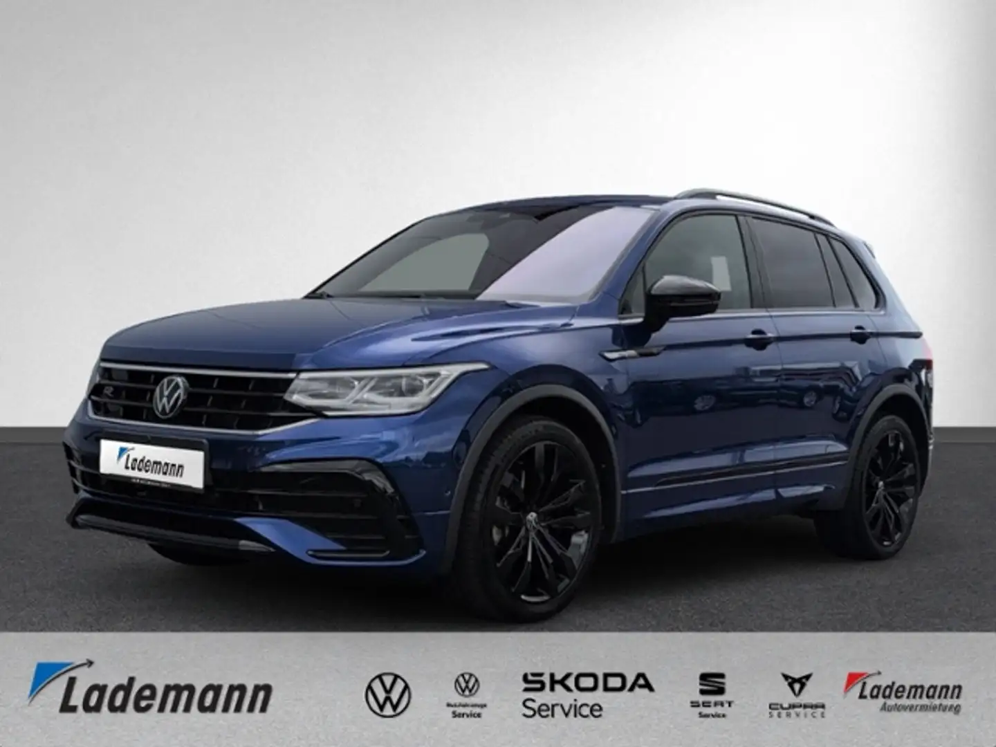 Volkswagen Tiguan 2.0 TDI R-LINE PANO+360°+AHK+eHECK+STANHZ Blau - 1