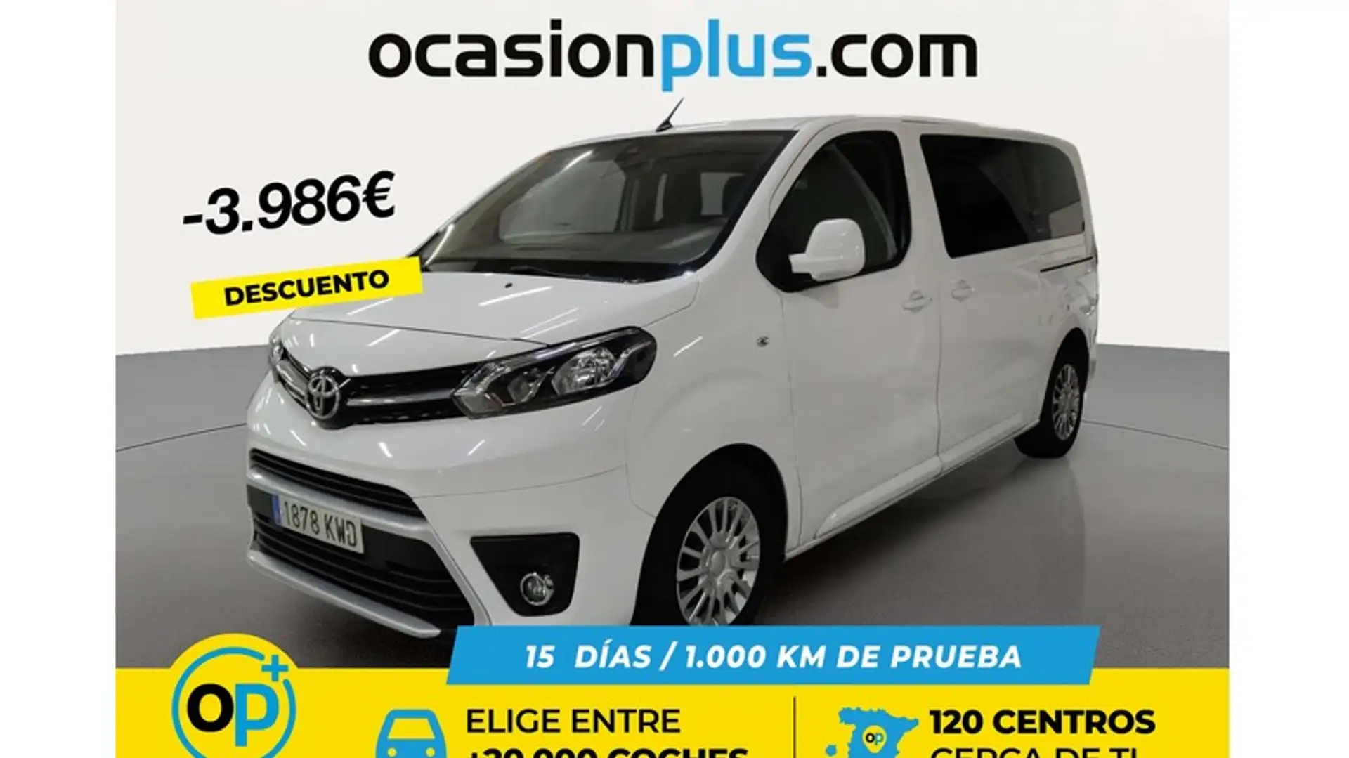 Toyota Proace Shuttle L2 2.0D 9pl. Pack Active 150 Blanc - 1