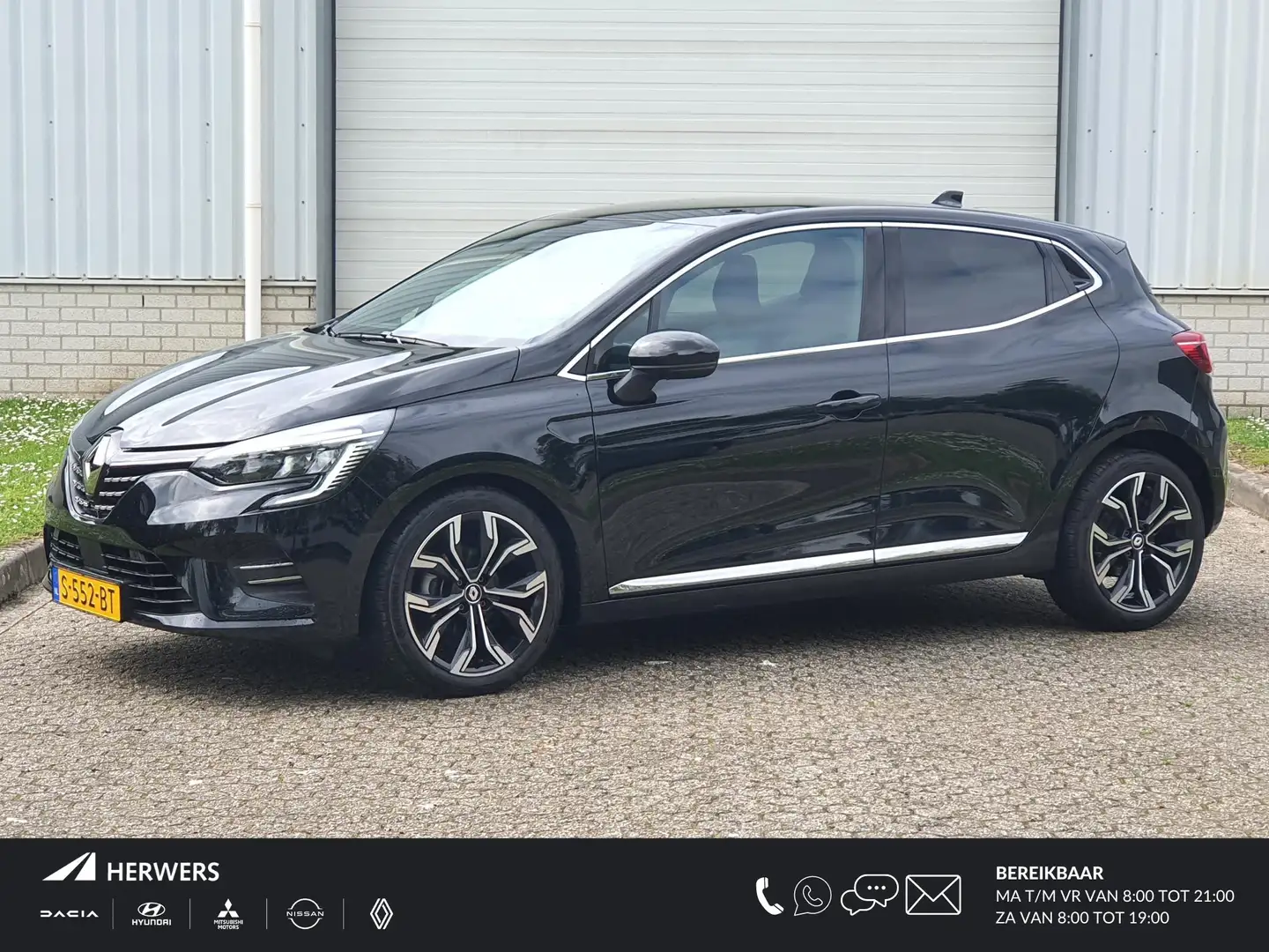Renault Clio 1.0 TCe 90 Techno / Apple Car Play & Android Auto Zwart - 1