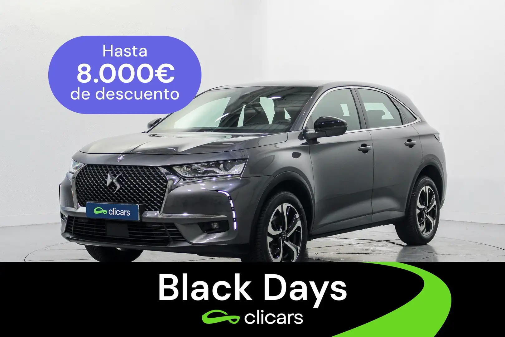 DS Automobiles DS 7 Crossback 1.5BlueHDi Bastille Aut. Gris - 1