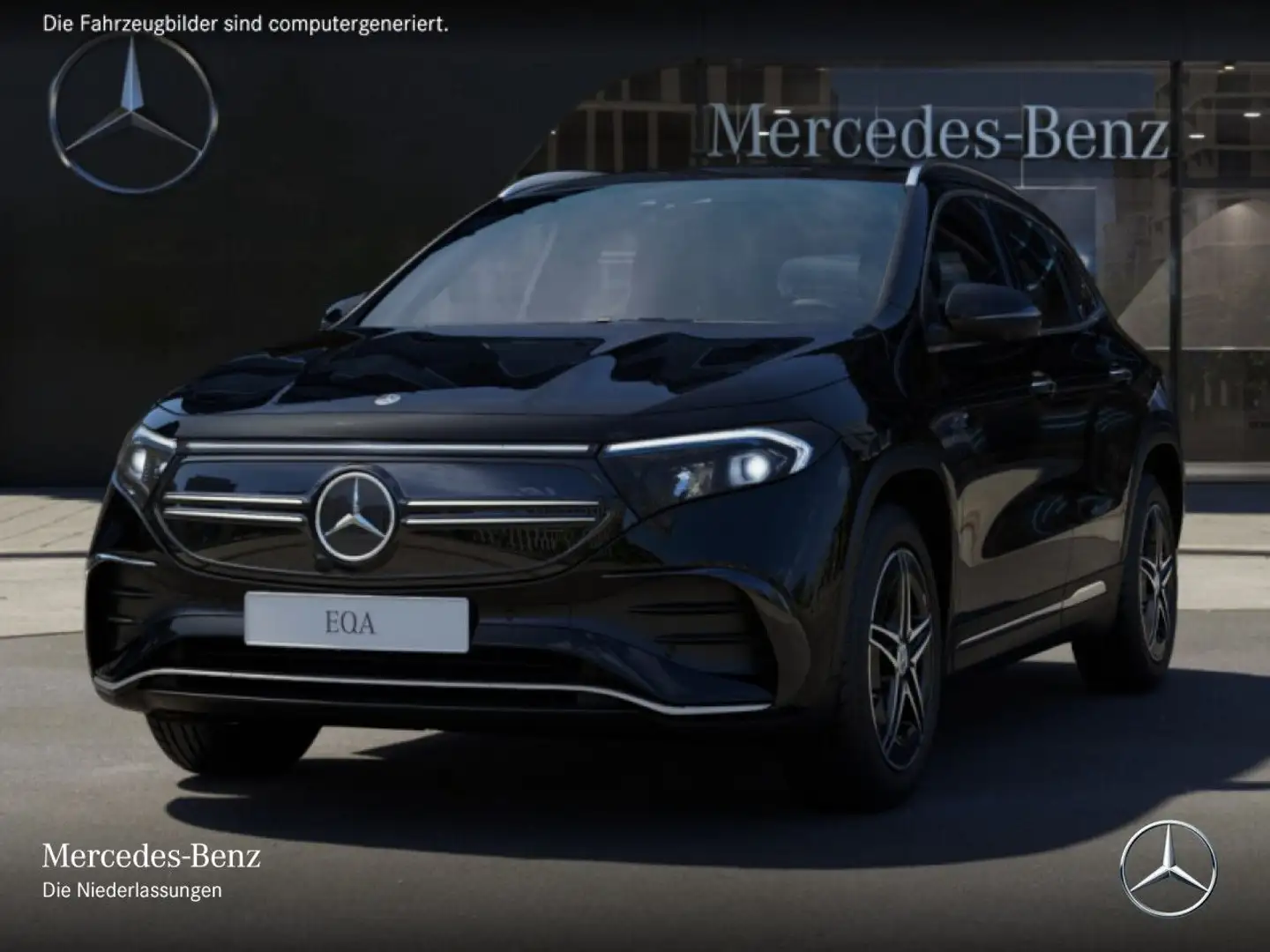 Mercedes-Benz EQA 250 AMG+PLUS-PAKET+PANO+360+KEYLESS Schwarz - 2