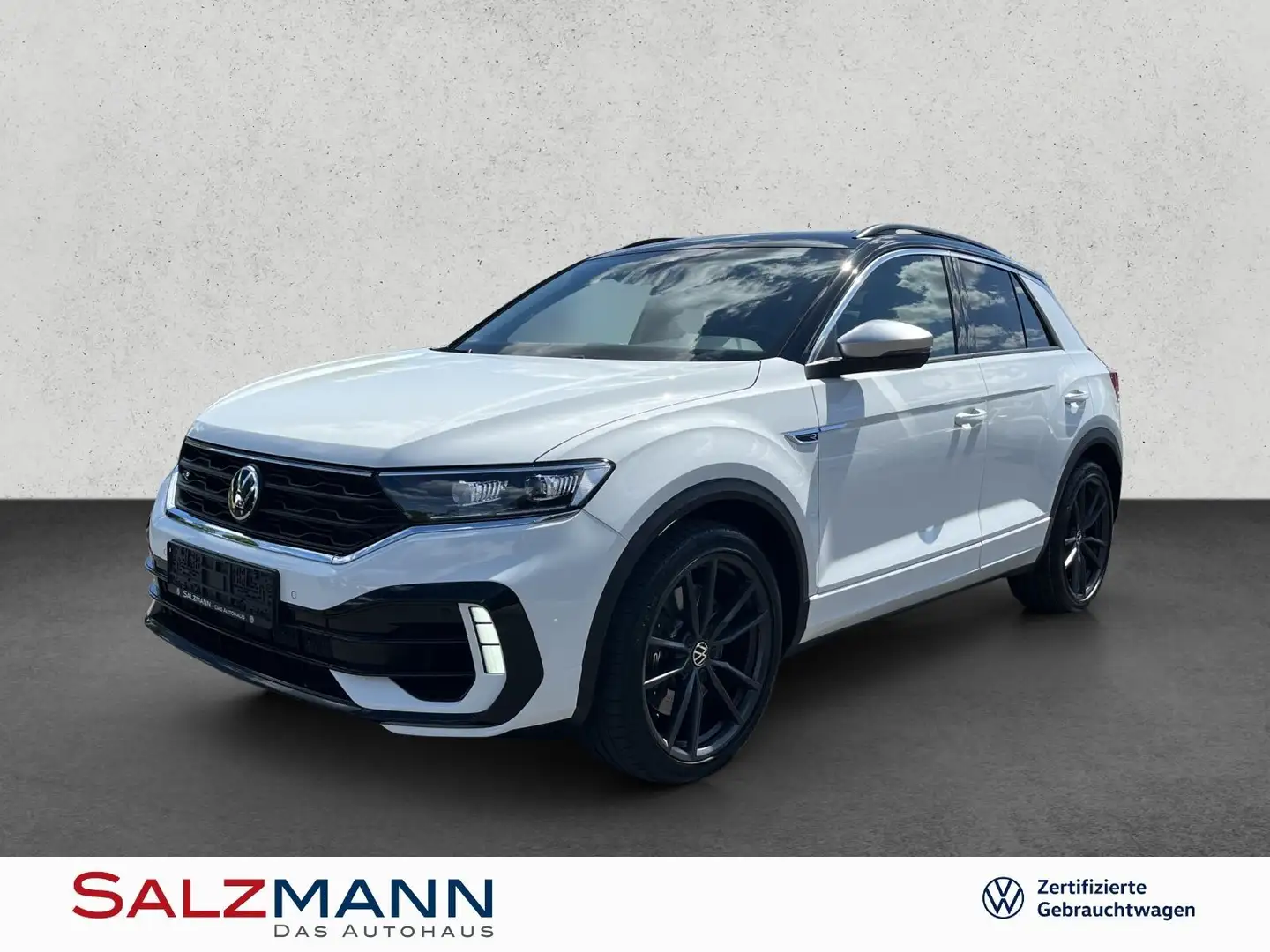 Volkswagen T-Roc 2.0 TSI R Navi, LED, Kamera, AHK, ACC Allr Blanc - 1
