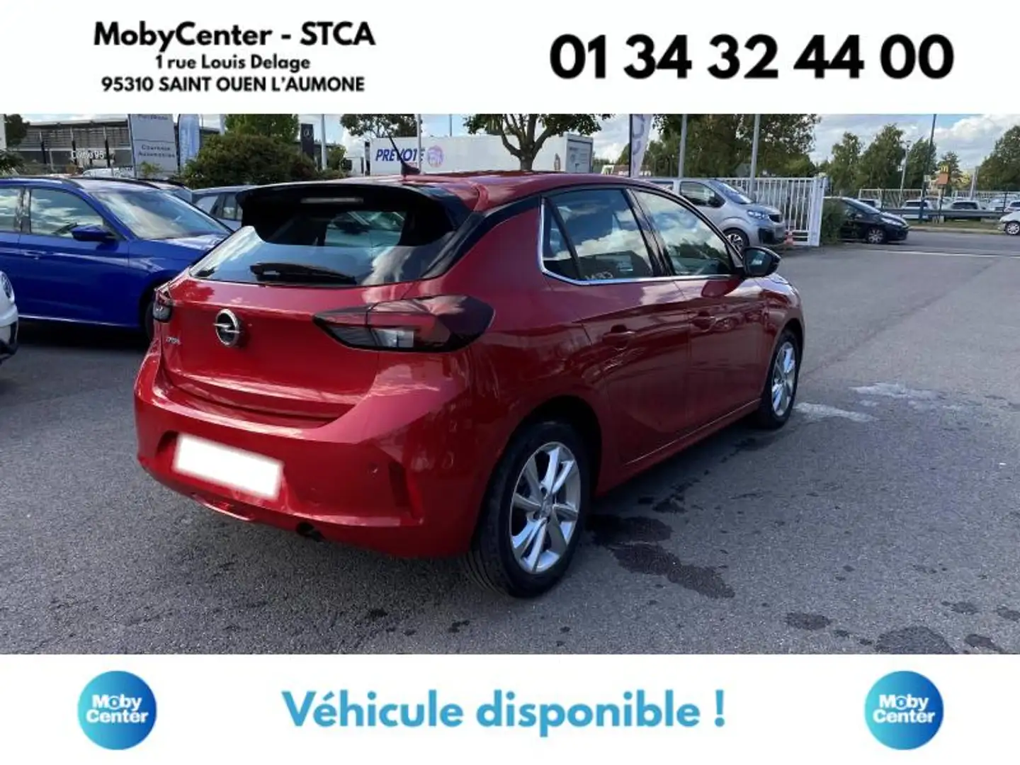Opel Corsa 1.2 Turbo 100ch Elegance BVA Rouge - 2