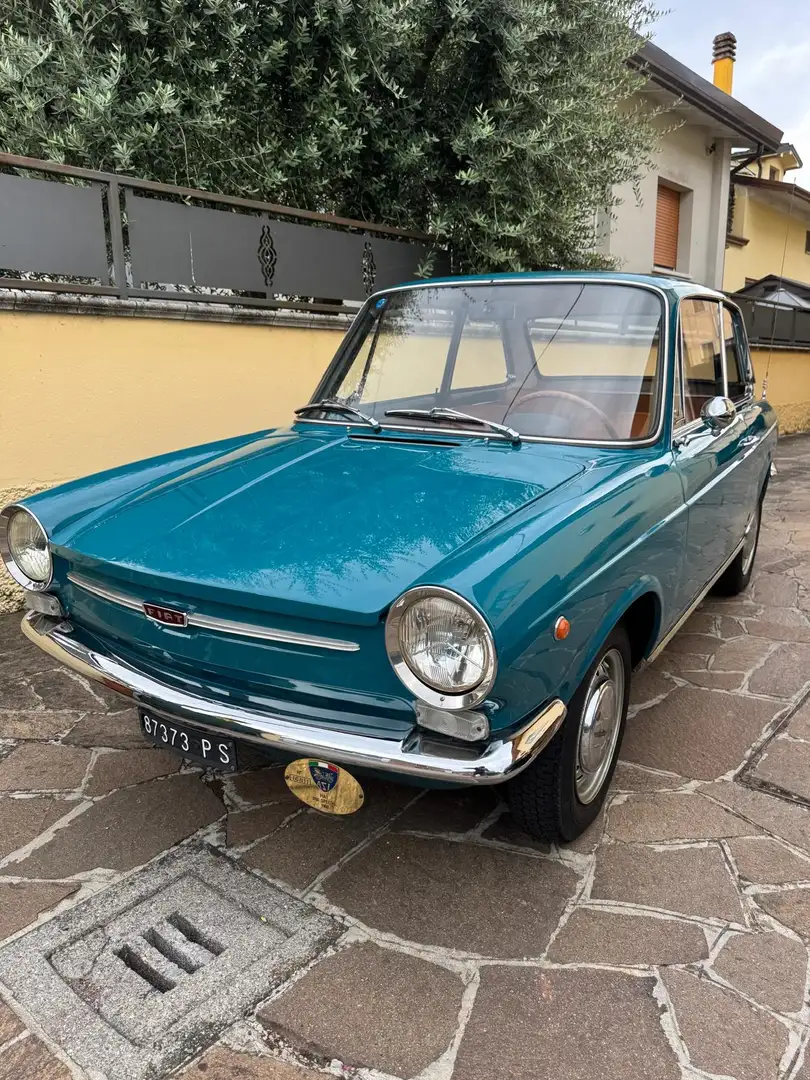Fiat 850 Vignale Albastru - 1