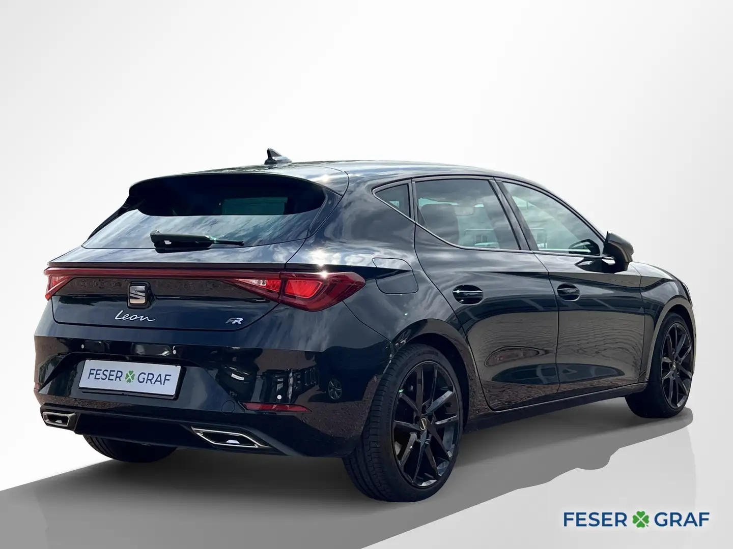 SEAT Leon 1.5 eTSI FR DSG Lenkrhz/Kamera/Navi/LED/+WR Schwarz - 2