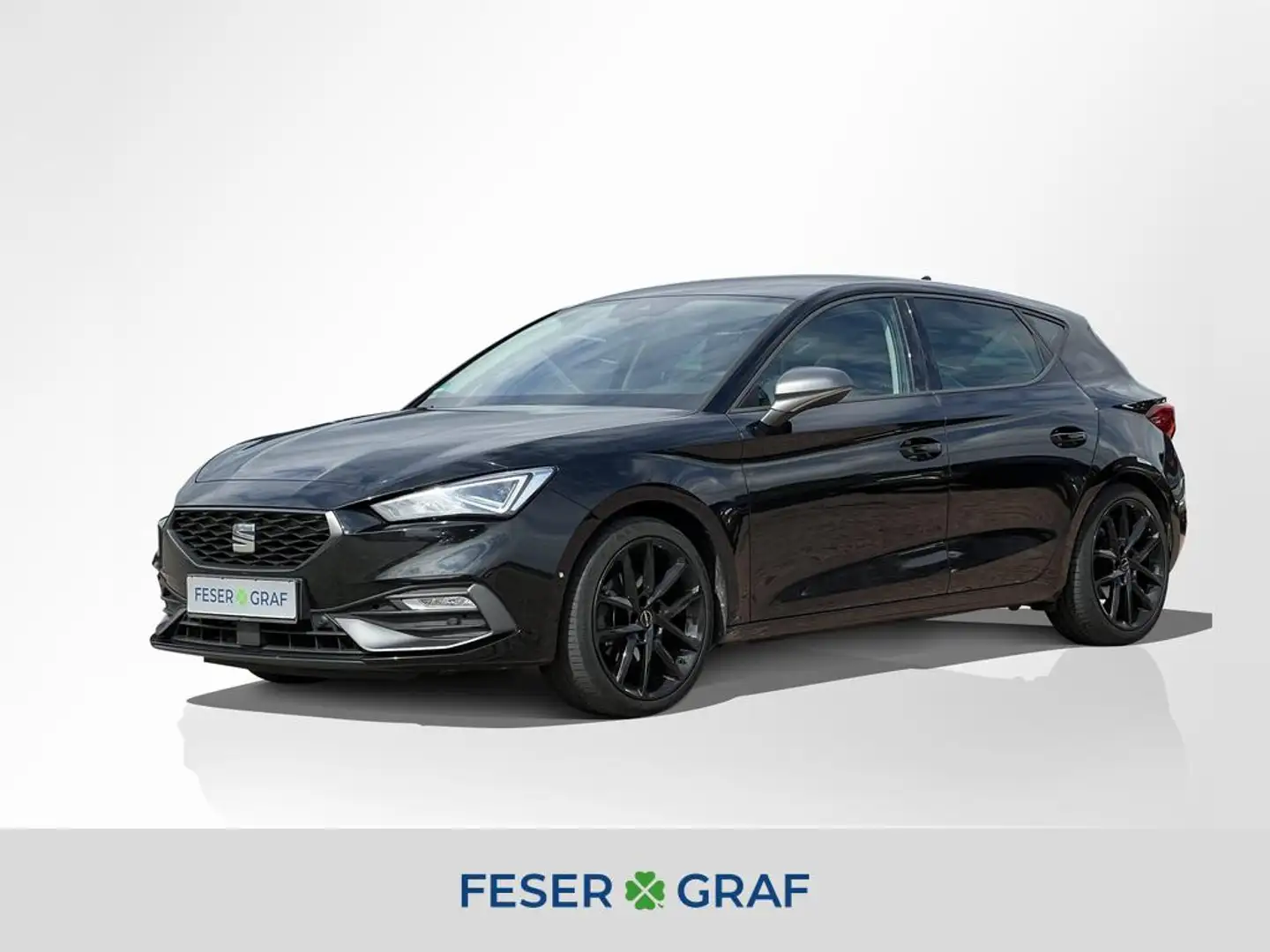 SEAT Leon 1.5 eTSI FR DSG Lenkrhz/Kamera/Navi/LED/+WR Schwarz - 1