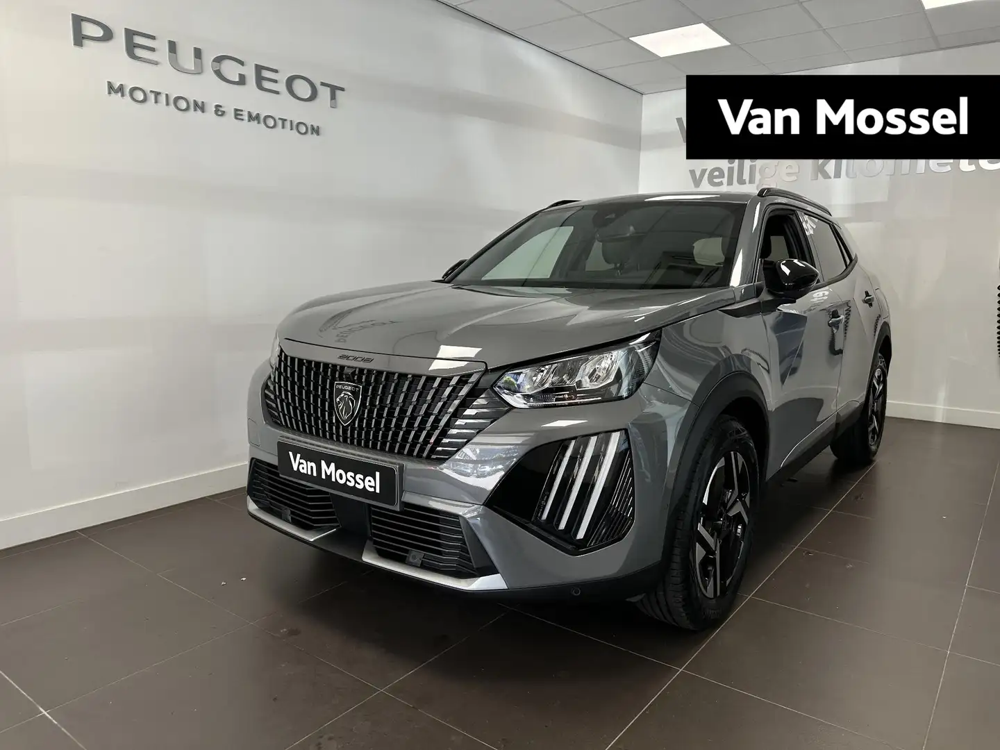 Peugeot 2008 1.2 Hybrid 136 Allure | AUTOMAAT | Navi | Camera v Grijs - 1